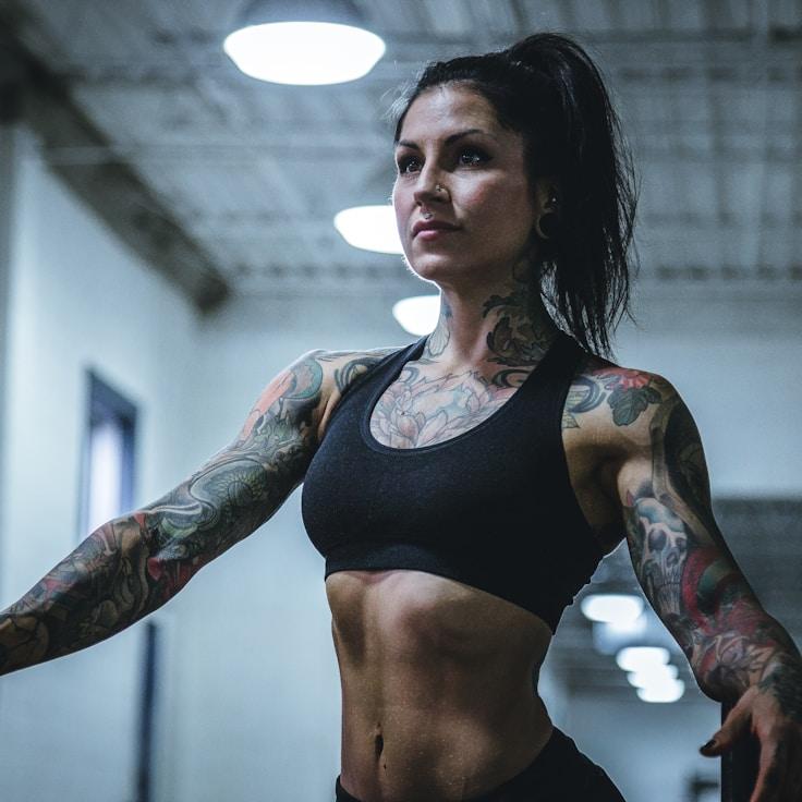 Professional gym interior with weight equipment