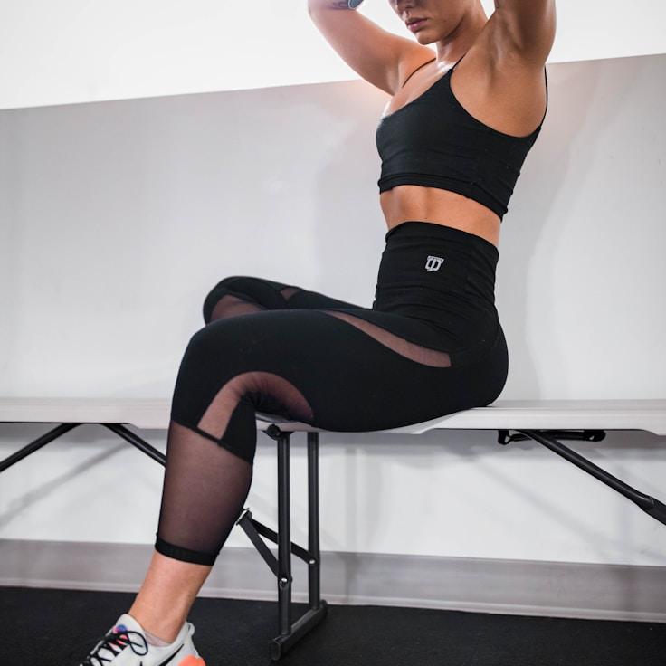 Wellness-focused fitness space with calm atmosphere